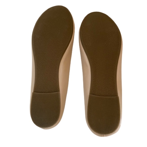 LC LAUREN CONRAD Shoes Ballet Flats Blush Pink Scalloped Bohemian Size 8.5 - Picture 4 of 5